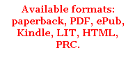 Available formats: paperback, PDF, ePub, Kindle, LIT, HTML, PRC.